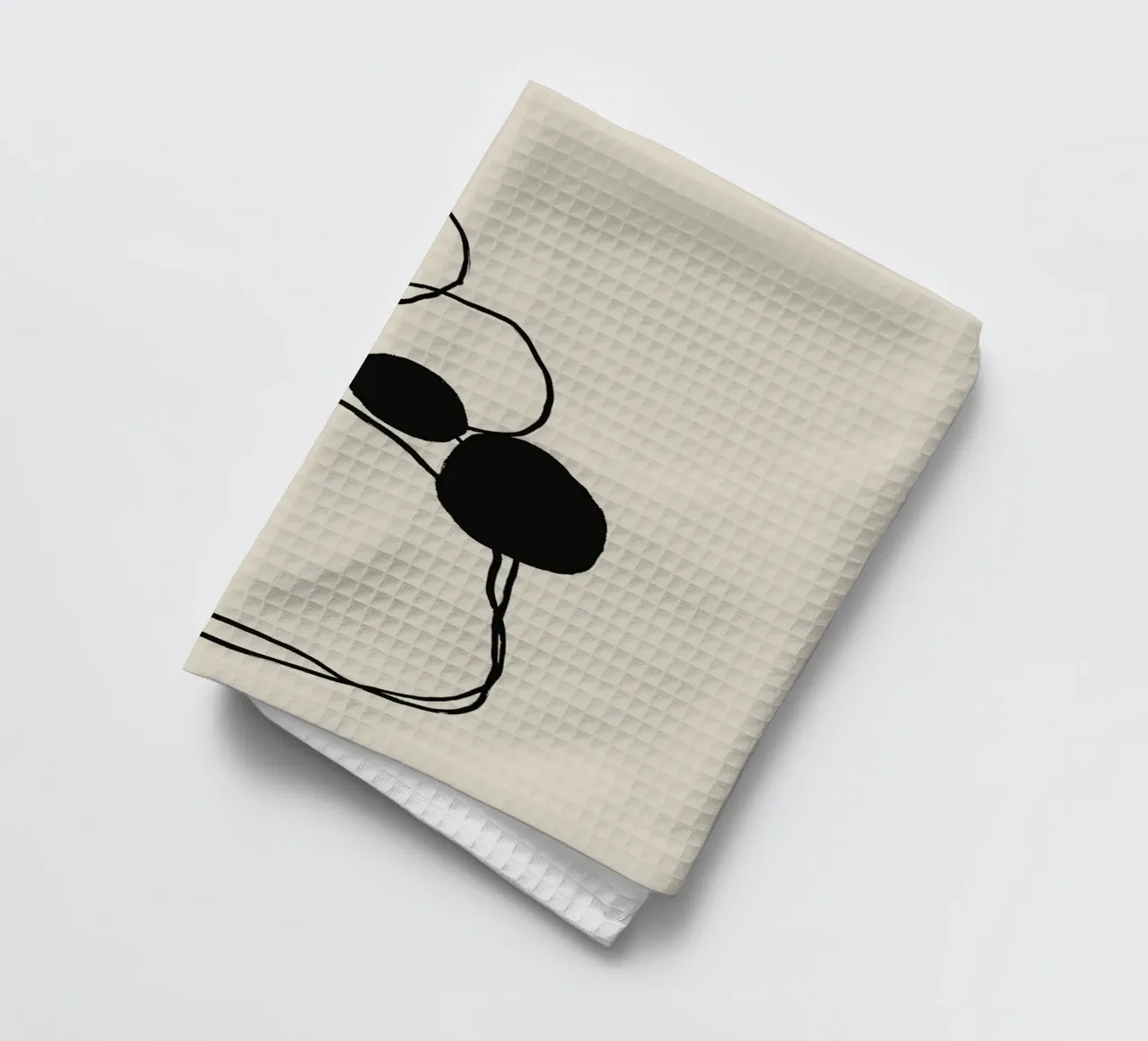Echo Lines No 05 Geschirrtuch von treechild