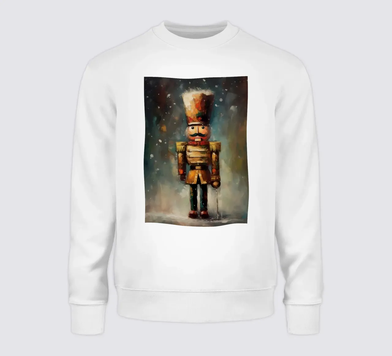 Nussknacker Soldat – Classic Nutcracker Art Print Sweatshirt von Cozy Vibes