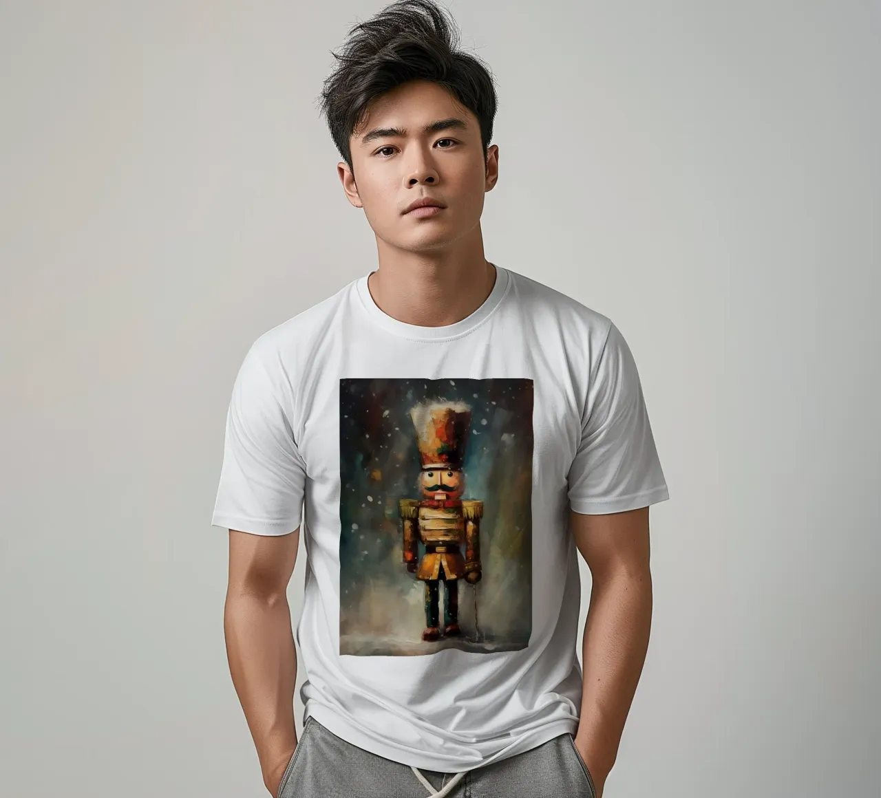 Schiaccianoci soldato - Stampa d'arte classica dello Schiaccianoci t-shirt da Cozy Vibes