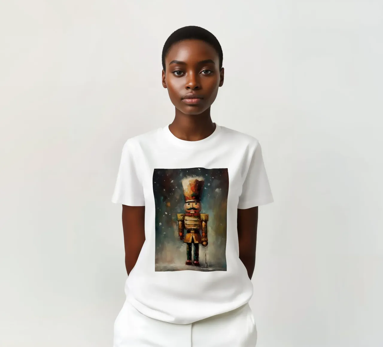 Nussknacker Soldat – Classic Nutcracker Art Print T-Shirt von Cozy Vibes