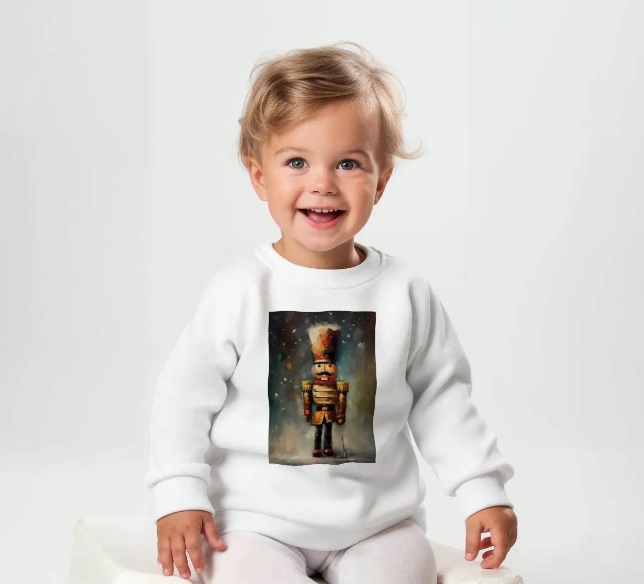 Nussknacker Soldat – Classic Nutcracker Art Print Baby Sweatshirt von Cozy Vibes