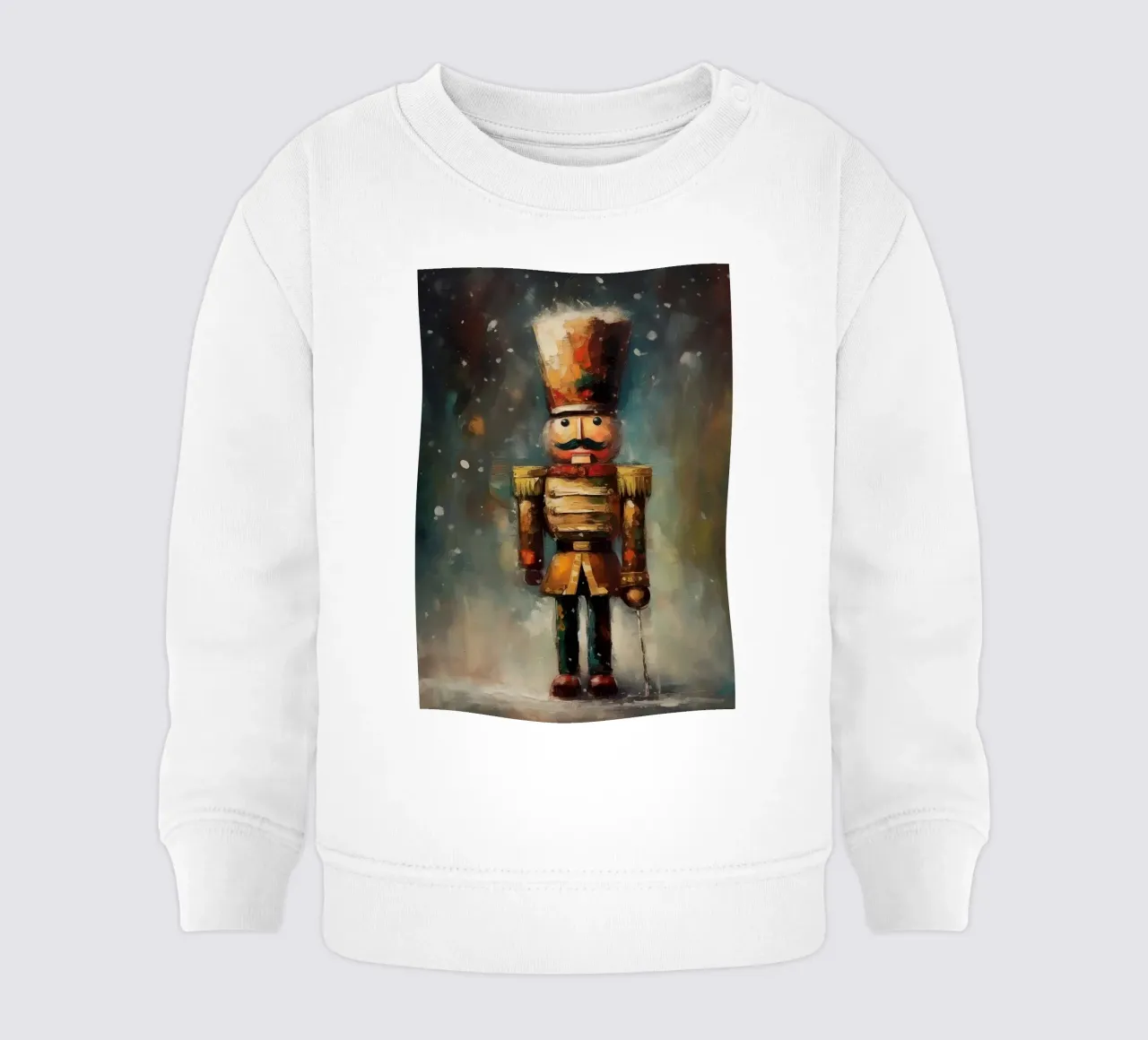 Nussknacker Soldat – Classic Nutcracker Art Print Baby Sweatshirt von Cozy Vibes