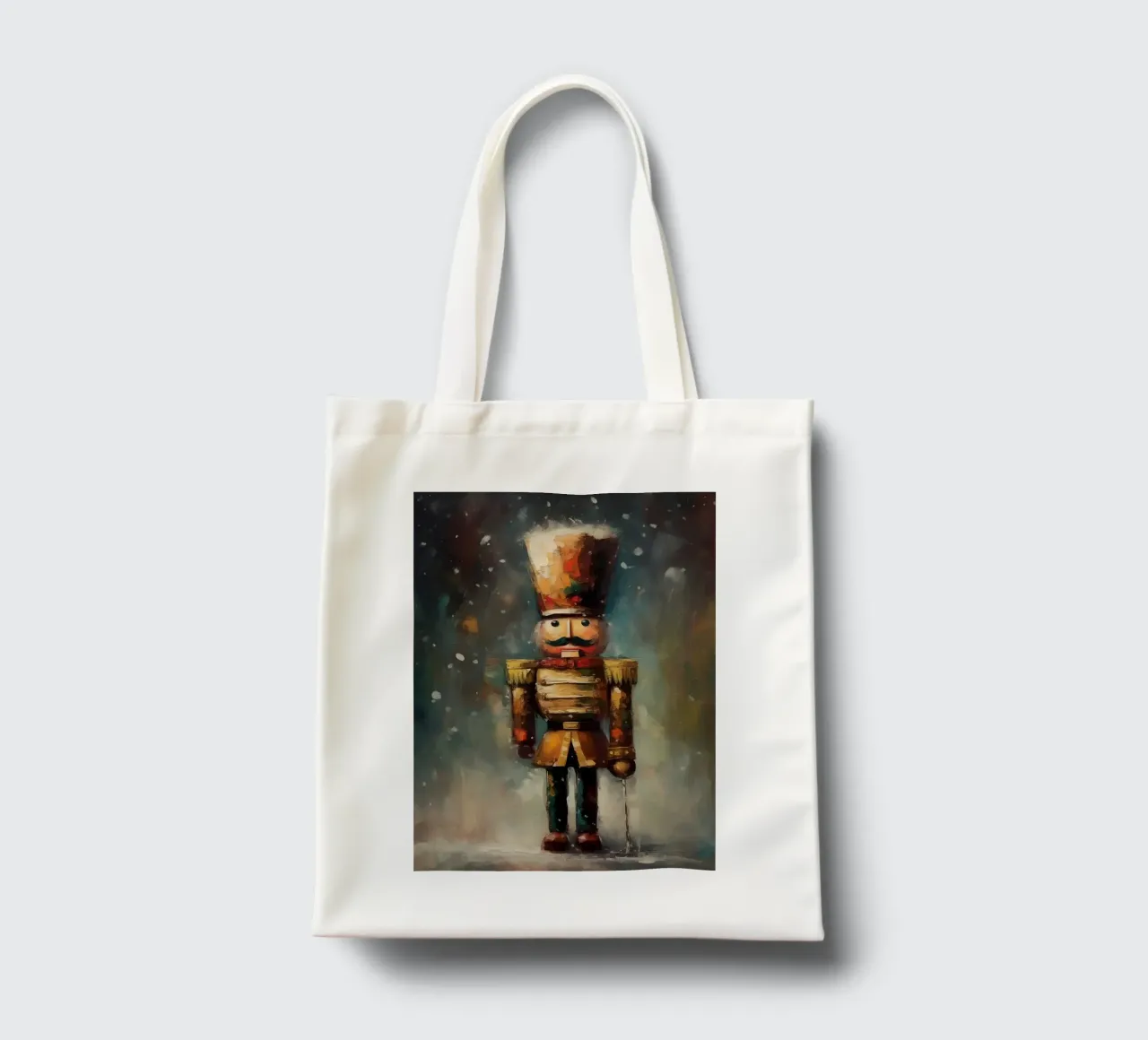 Nussknacker Soldat – Classic Nutcracker Art Print Jutebeutel von Cozy Vibes