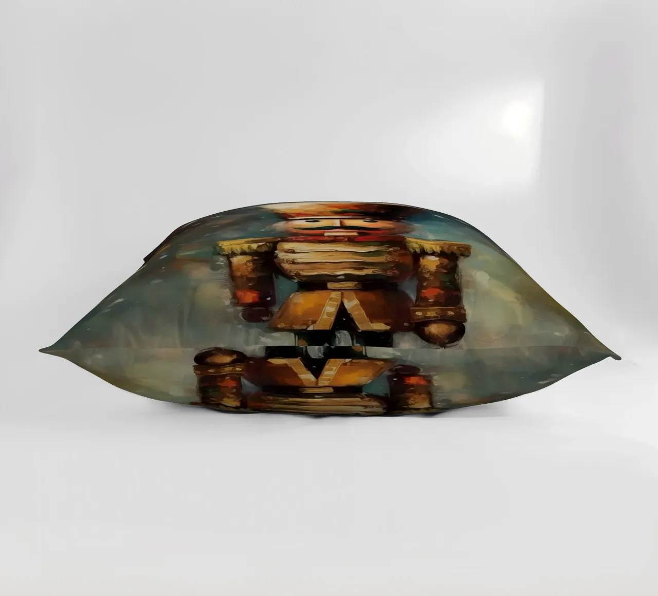 Nutcracker Soldier - Classic Nutcracker Art Print decorative cushion by Cozy Vibes