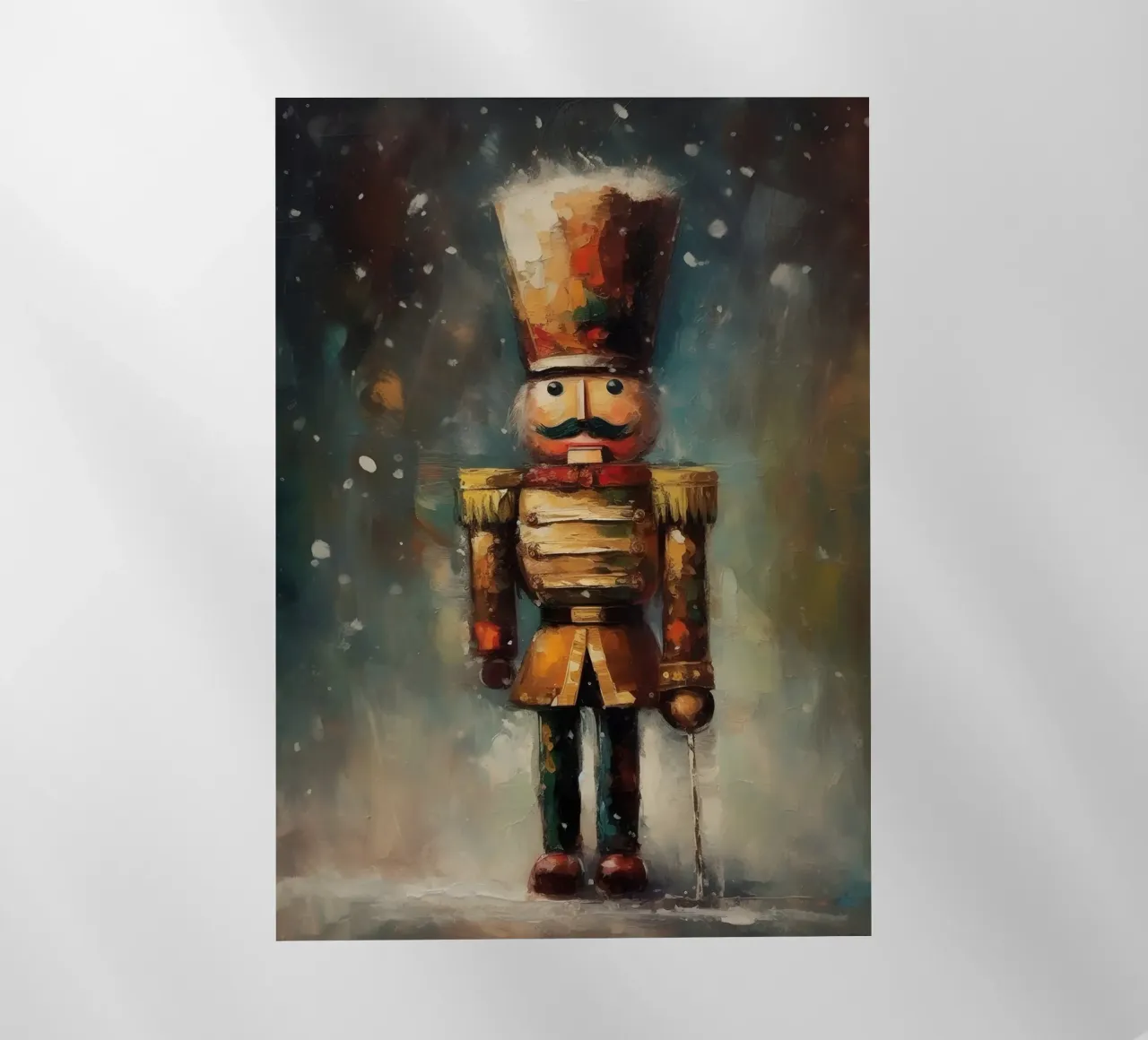 Nussknacker Soldat – Classic Nutcracker Art Print Backlit Folie von Cozy Vibes