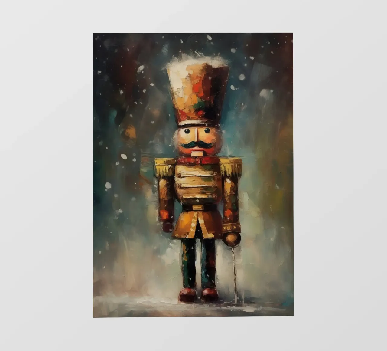Nussknacker Soldat – Classic Nutcracker Art Print Backlit Folie von Cozy Vibes