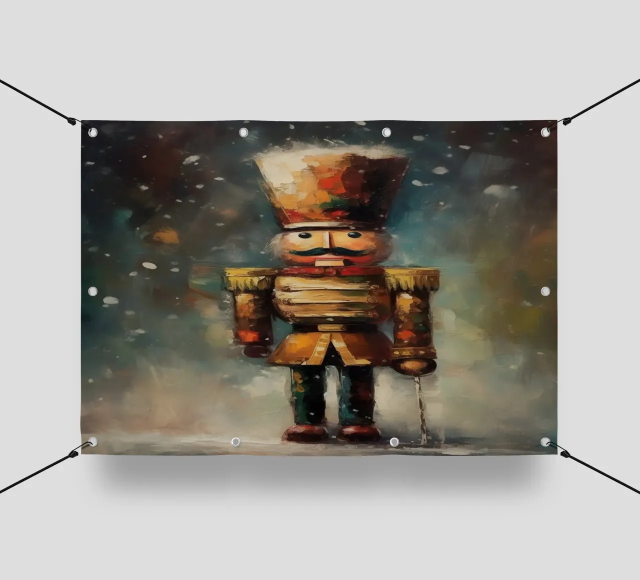 Nussknacker Soldat – Classic Nutcracker Art Print PVC Plane von Cozy Vibes