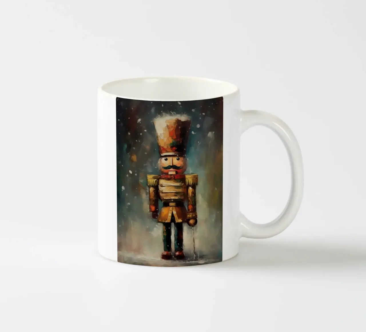 Casse-Noisette soldat - Classic Nutcracker Art Print mug en céramique de Cozy Vibes