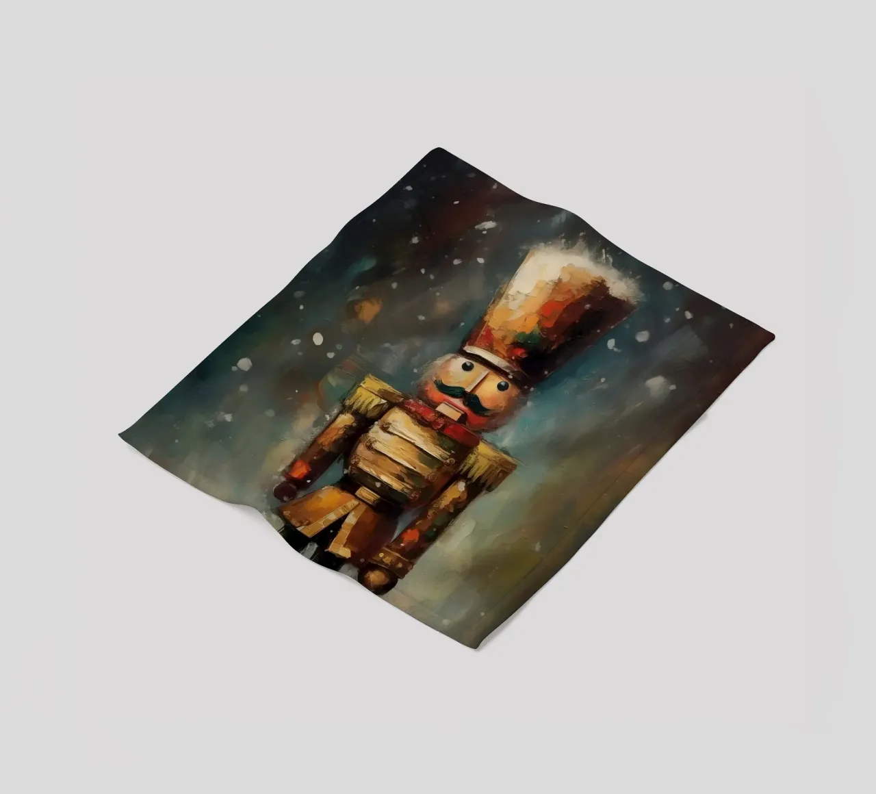 Nussknacker Soldat – Classic Nutcracker Art Print Fleecedecke von Cozy Vibes