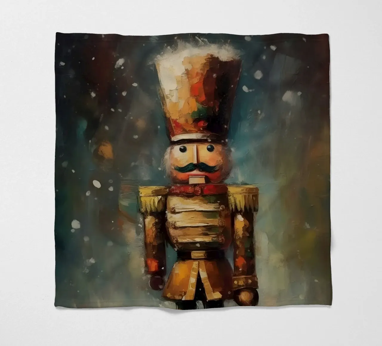 Nussknacker Soldat – Classic Nutcracker Art Print Fleecedecke von Cozy Vibes