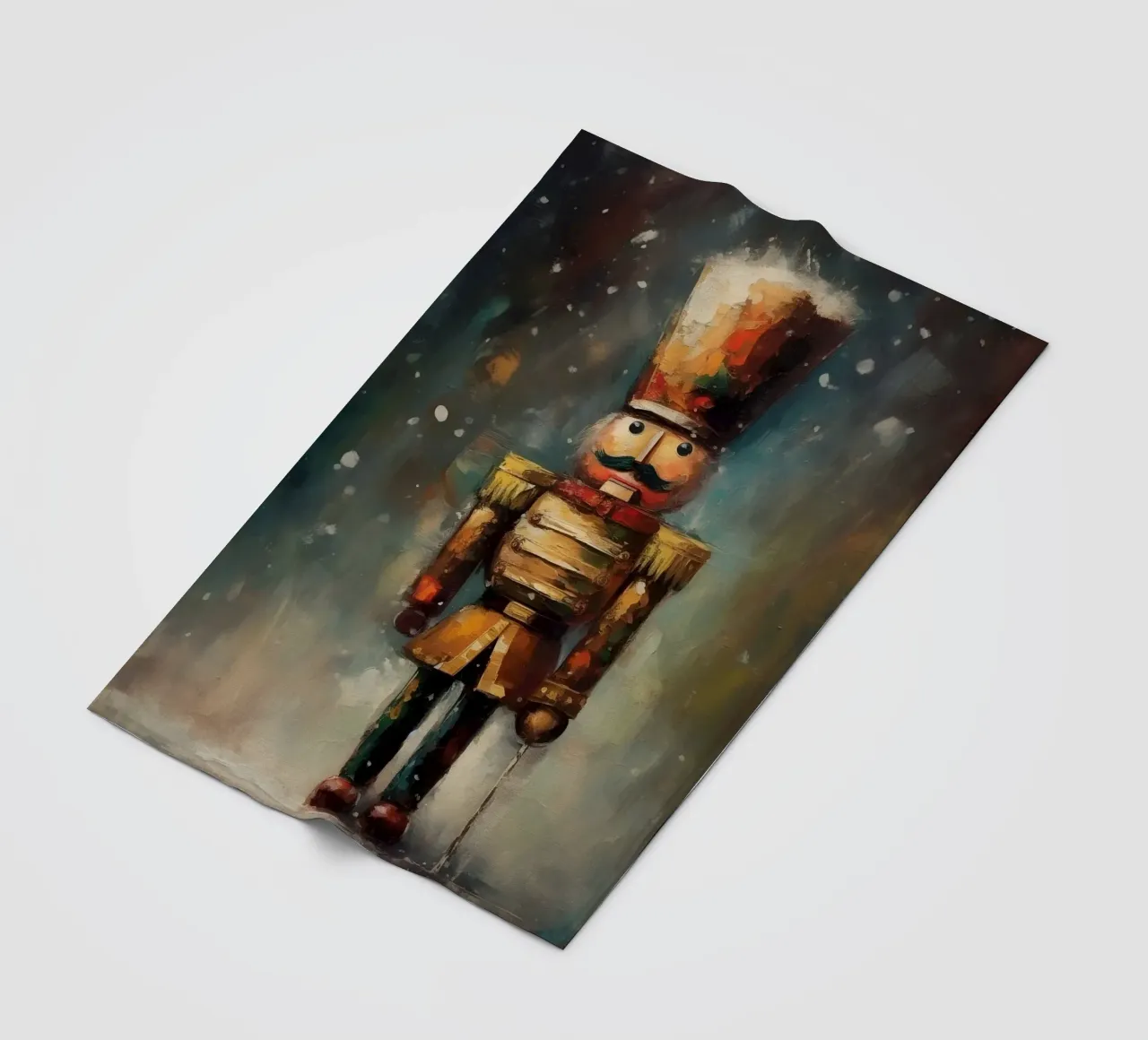 Nussknacker Soldat – Classic Nutcracker Art Print Fleecedecke von Cozy Vibes
