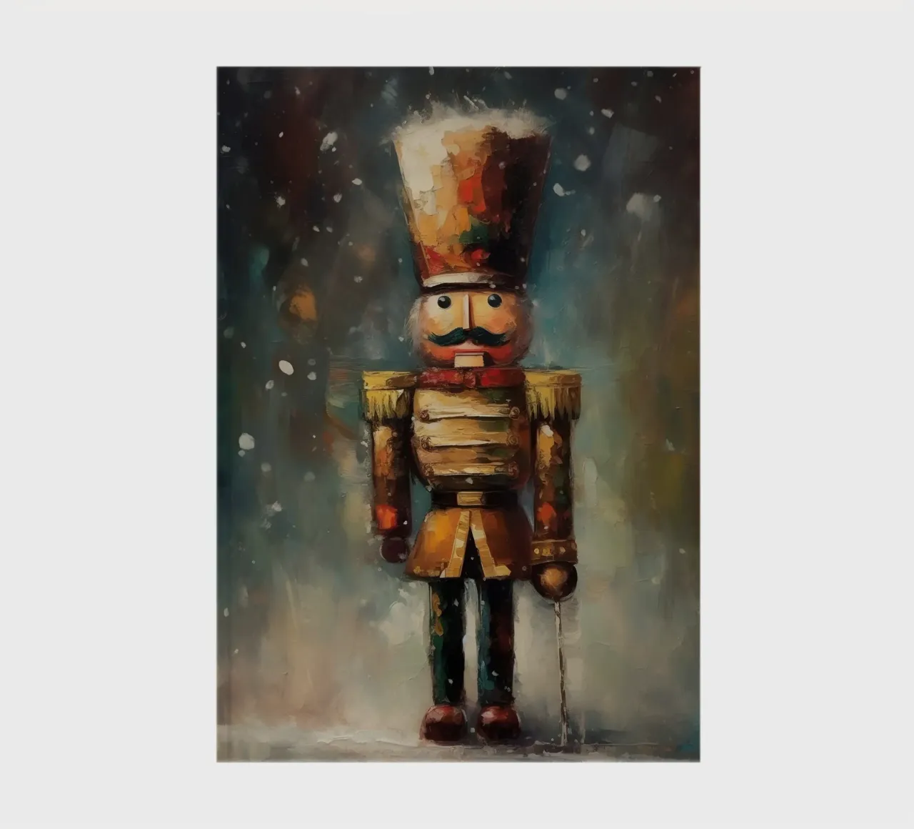 Casse-Noisette soldat - Classic Nutcracker Art Print carnet de notes de Cozy Vibes
