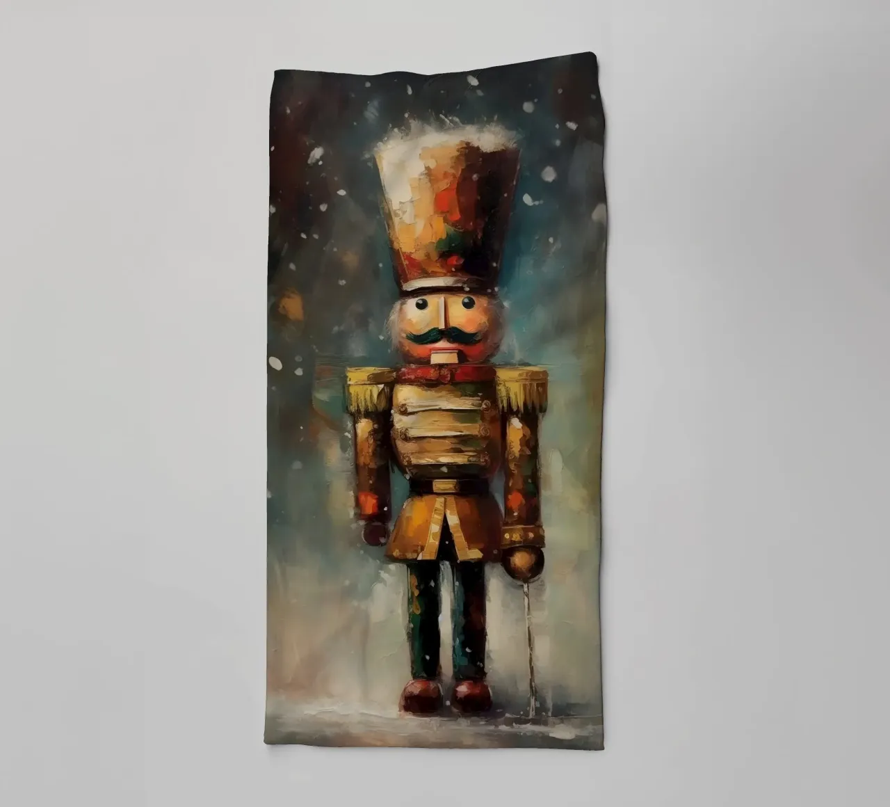 Nussknacker Soldat – Classic Nutcracker Art Print Handtuch von Cozy Vibes