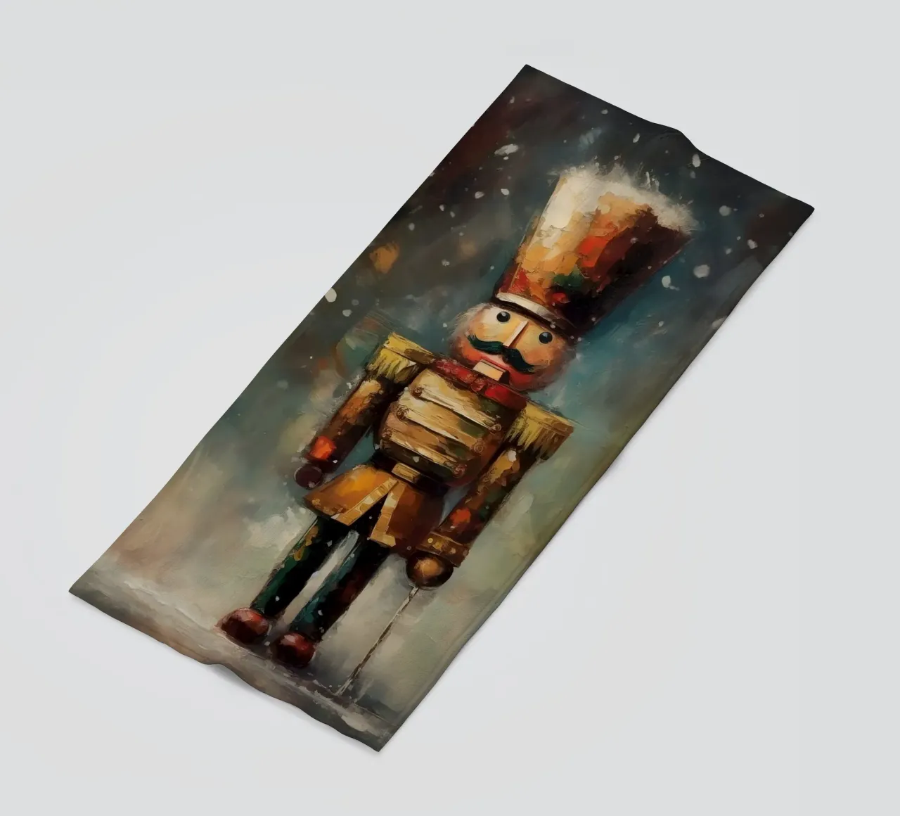 Nussknacker Soldat – Classic Nutcracker Art Print Strandtuch von Cozy Vibes