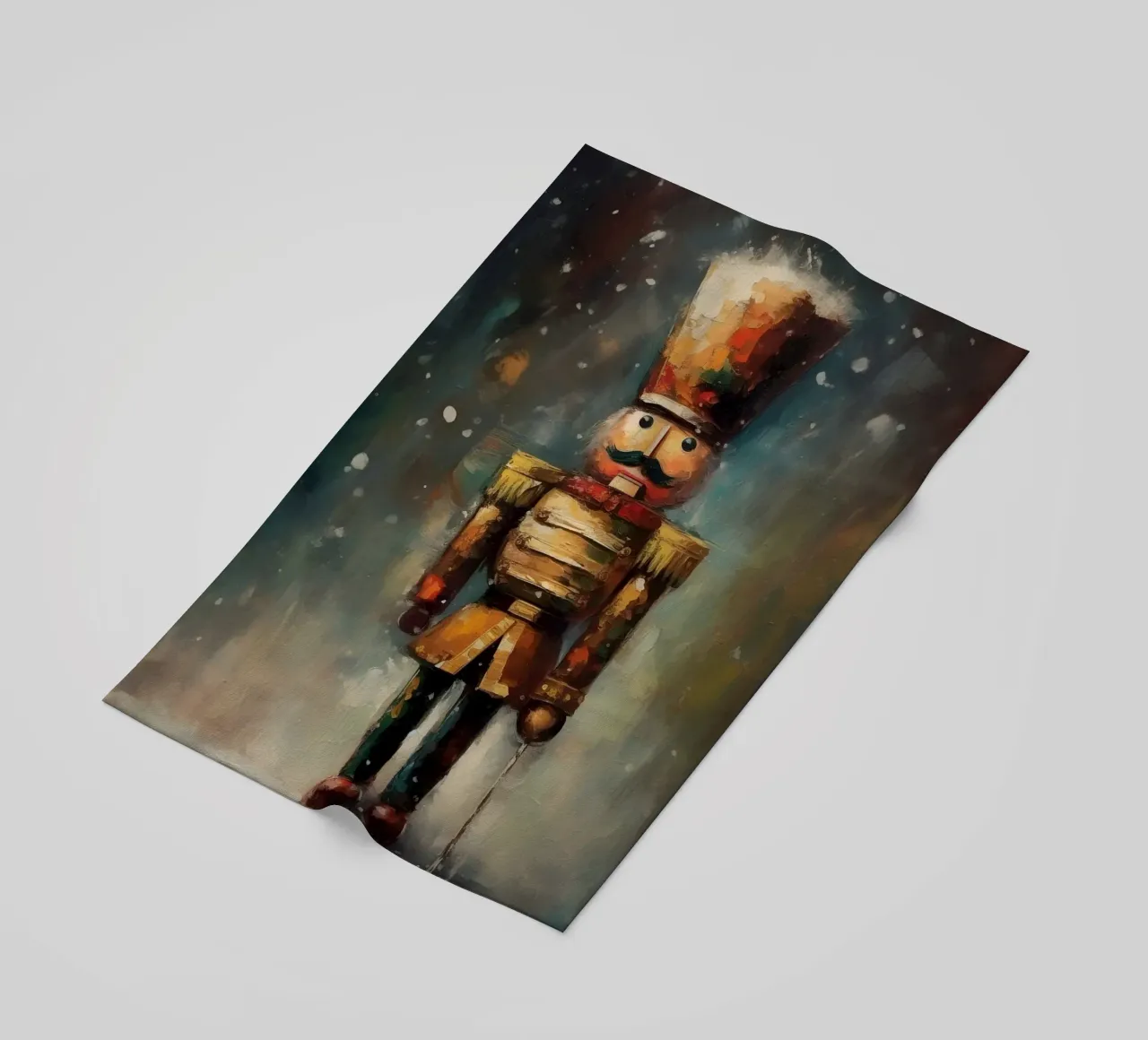 Nussknacker Soldat – Classic Nutcracker Art Print Strandtuch von Cozy Vibes