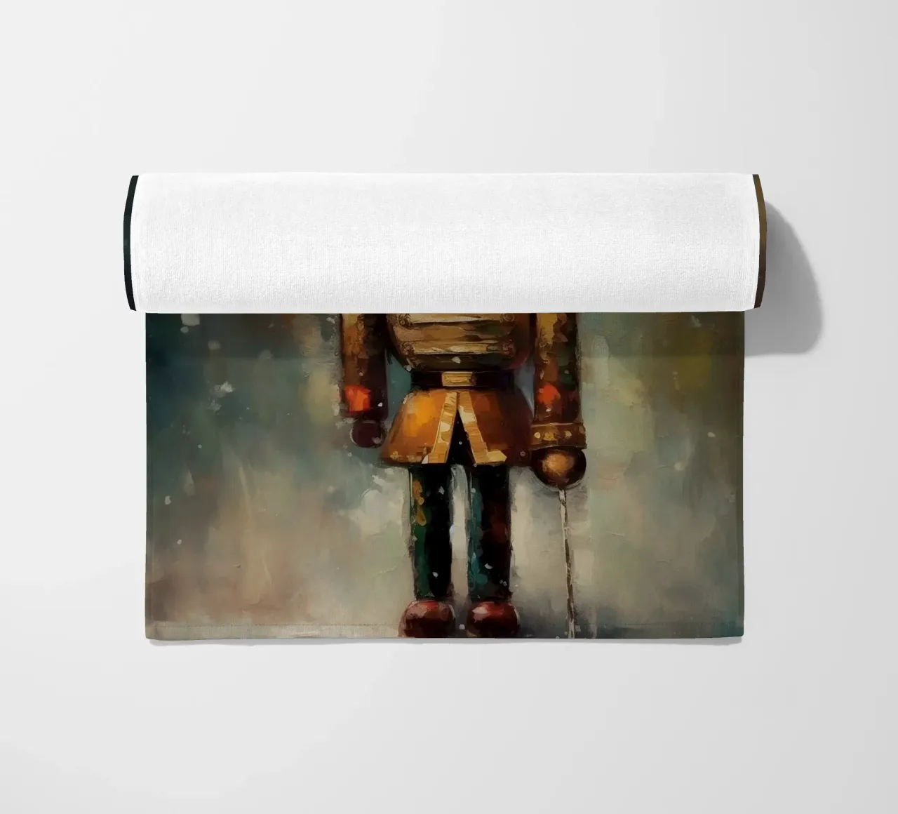 Nussknacker Soldat – Classic Nutcracker Art Print Strandtuch von Cozy Vibes