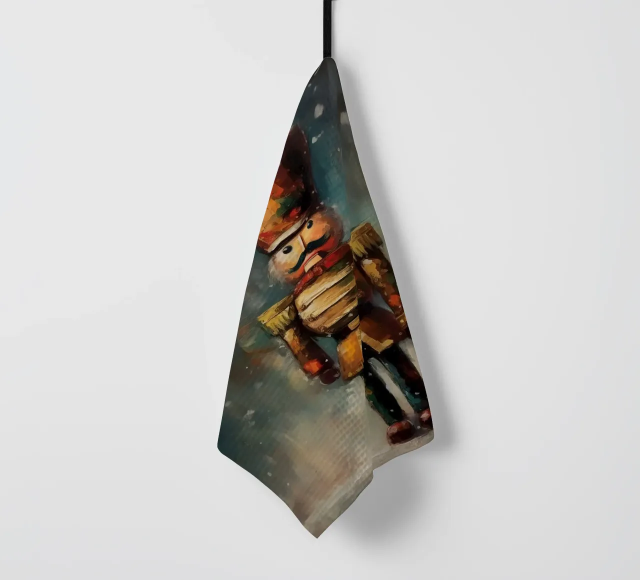 Casse-Noisette soldat - Classic Nutcracker Art Print torchon de Cozy Vibes