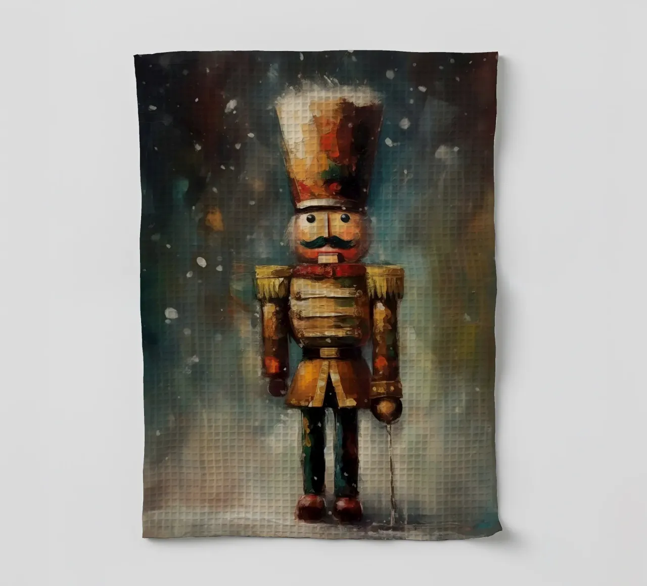 Casse-Noisette soldat - Classic Nutcracker Art Print torchon de Cozy Vibes
