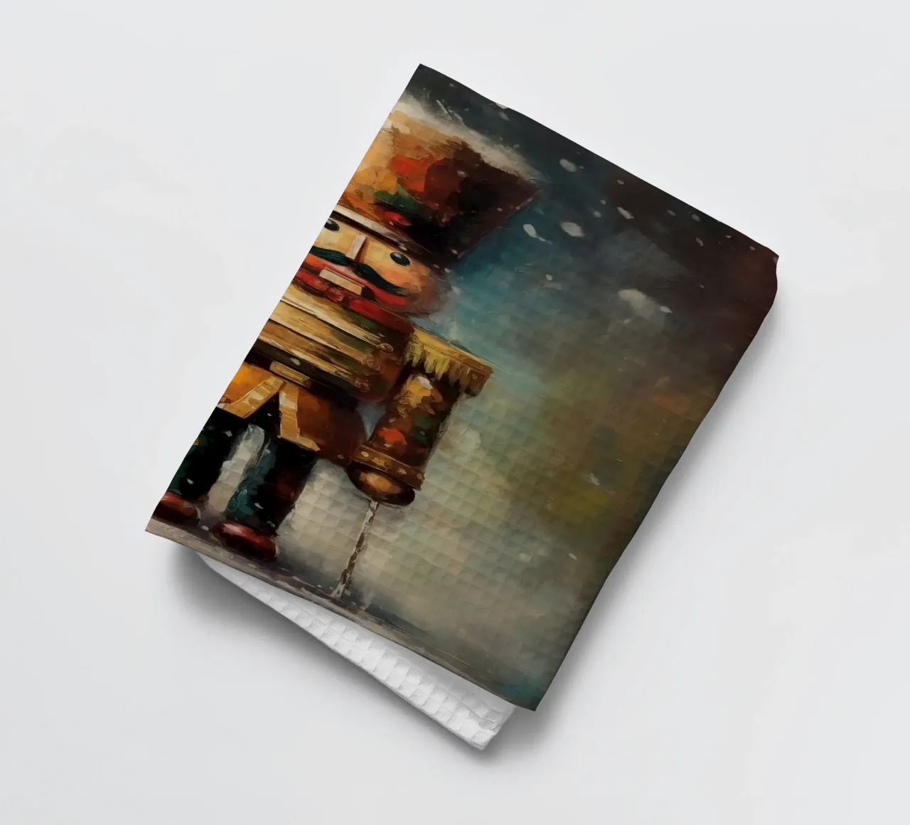 Casse-Noisette soldat - Classic Nutcracker Art Print torchon de Cozy Vibes