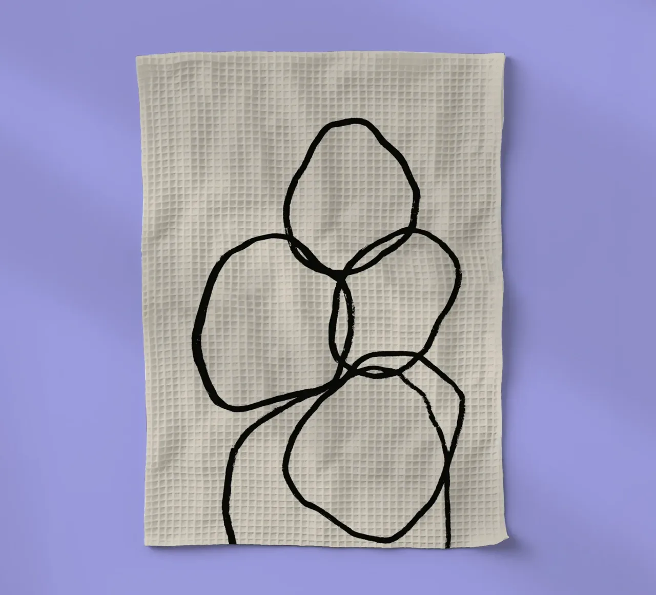 Echo Lines No 06 canovaccio da cucina da treechild