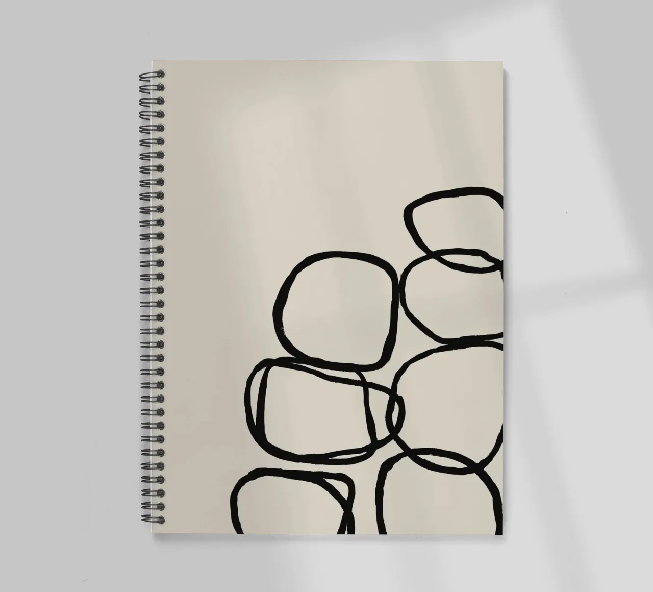 Echo Lines No 07 spiral notebook by treechild
