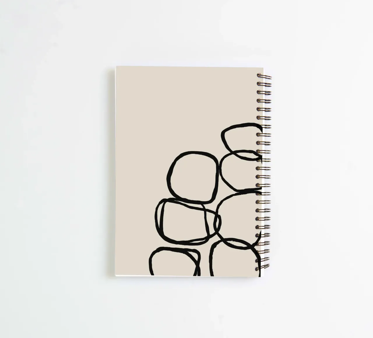 Echo Lines No 07 spiral notebook by treechild