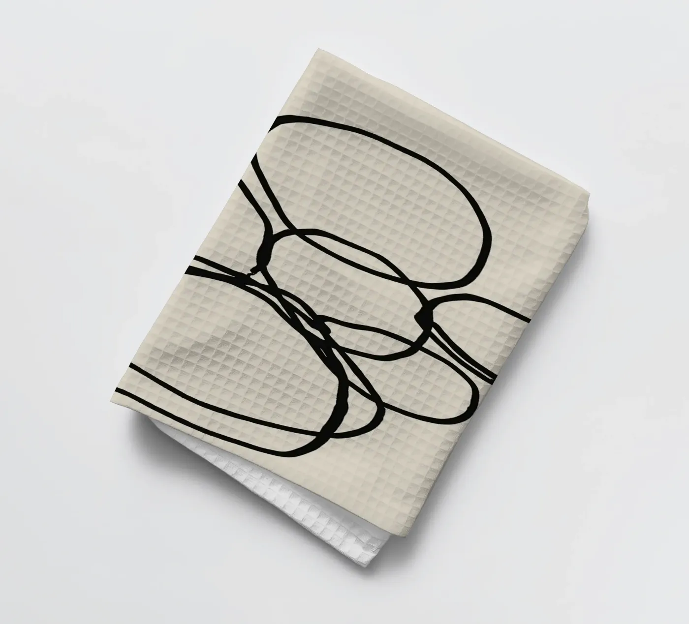 Echo Lines No 09 Geschirrtuch von treechild