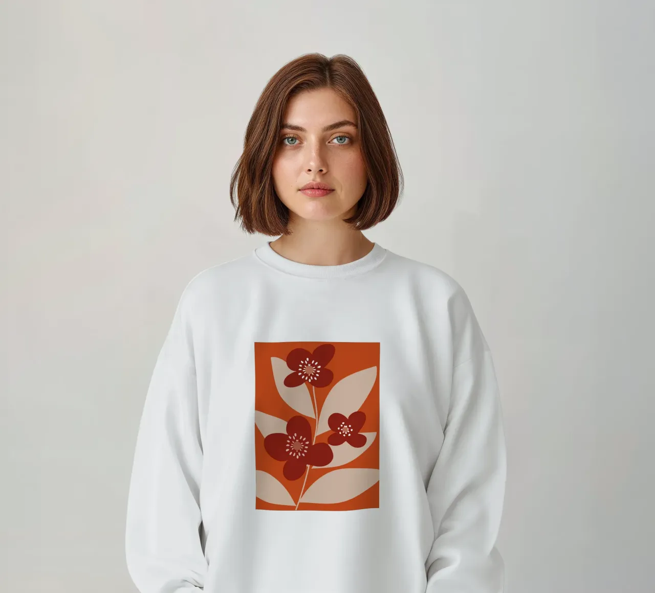 Minimal Flower Branch felpa da MirimoDesign