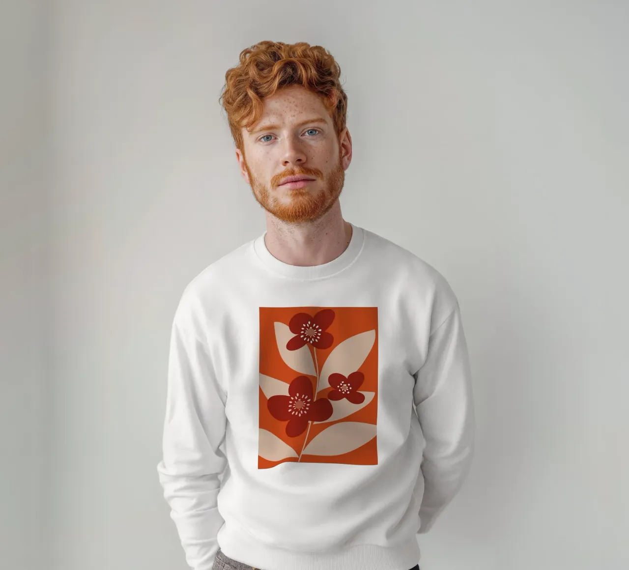 Minimal Flower Branch sudadera de MirimoDesign