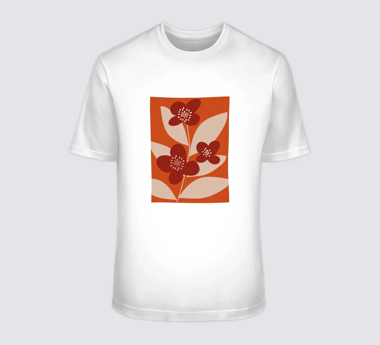 Minimal Flower Branch t-shirt da MirimoDesign