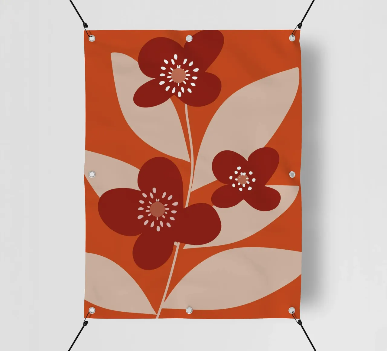 Minimal Flower Branch telo in pvc da MirimoDesign