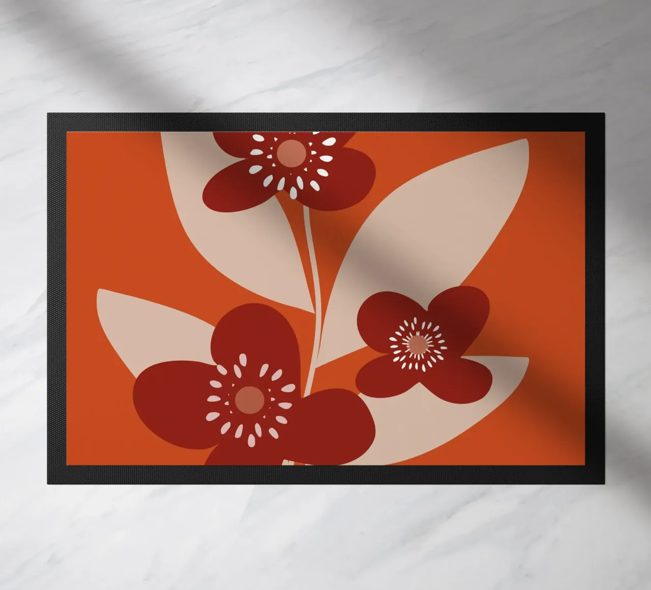 Minimal Flower Branch zerbino da MirimoDesign