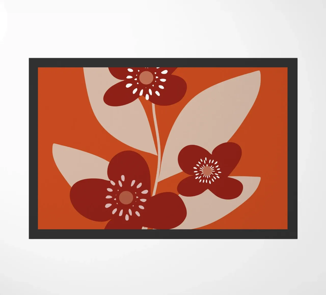 Minimal Flower Branch zerbino da MirimoDesign