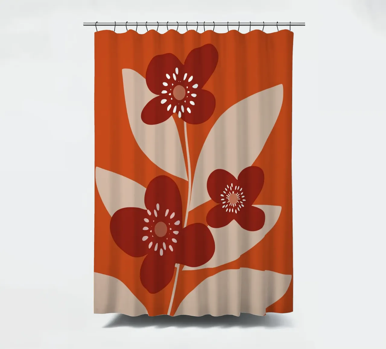 Minimal Flower Branch tenda da doccia da MirimoDesign