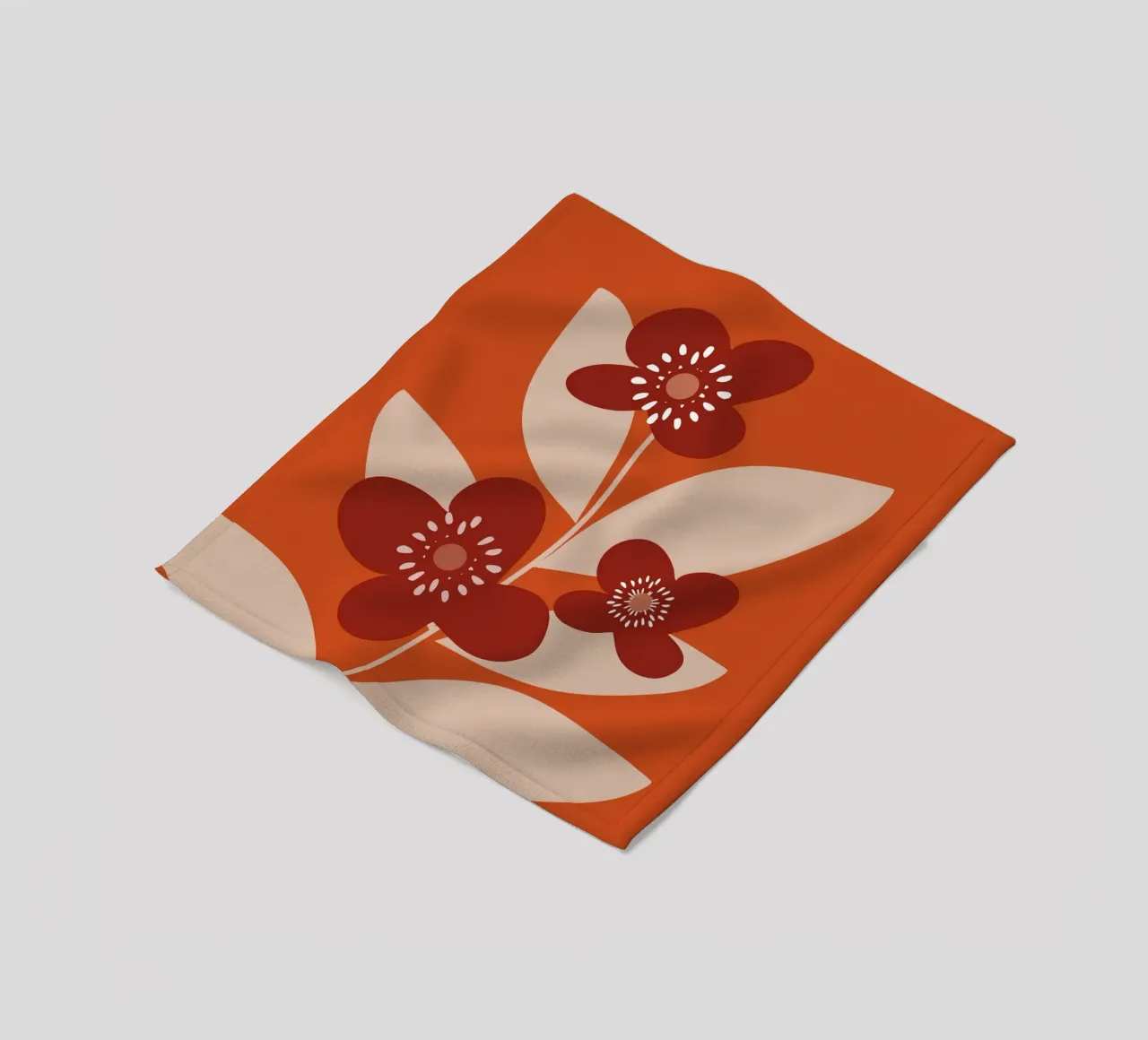 Minimal Flower Branch coperta in pile da MirimoDesign