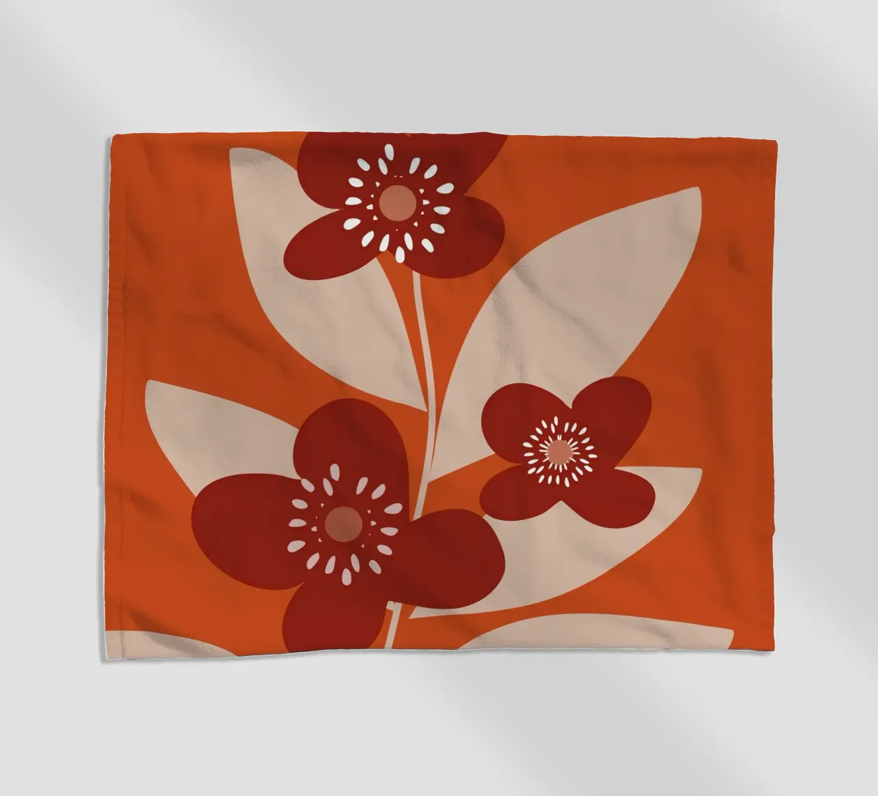 Minimal Flower Branch telo mare da MirimoDesign