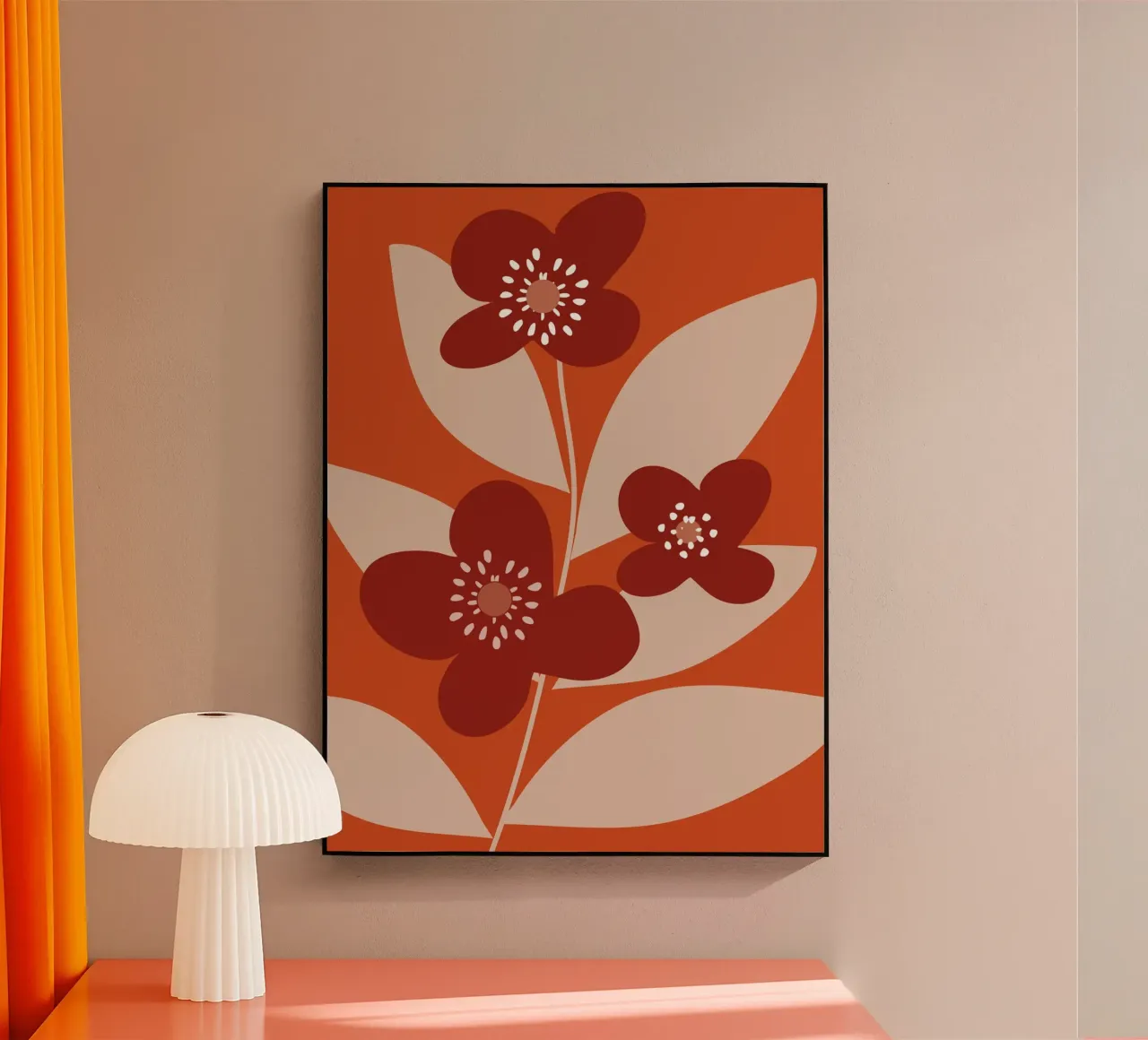 Minimal Flower Branch plexiglass da MirimoDesign