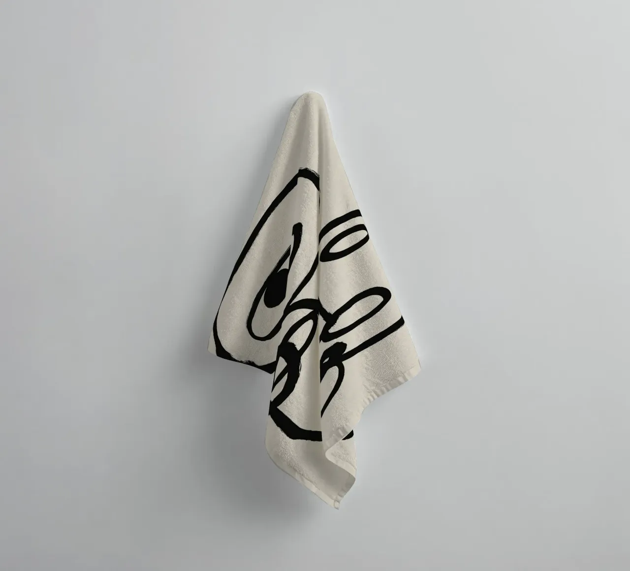 Echo Lines No 10 Handtuch von treechild
