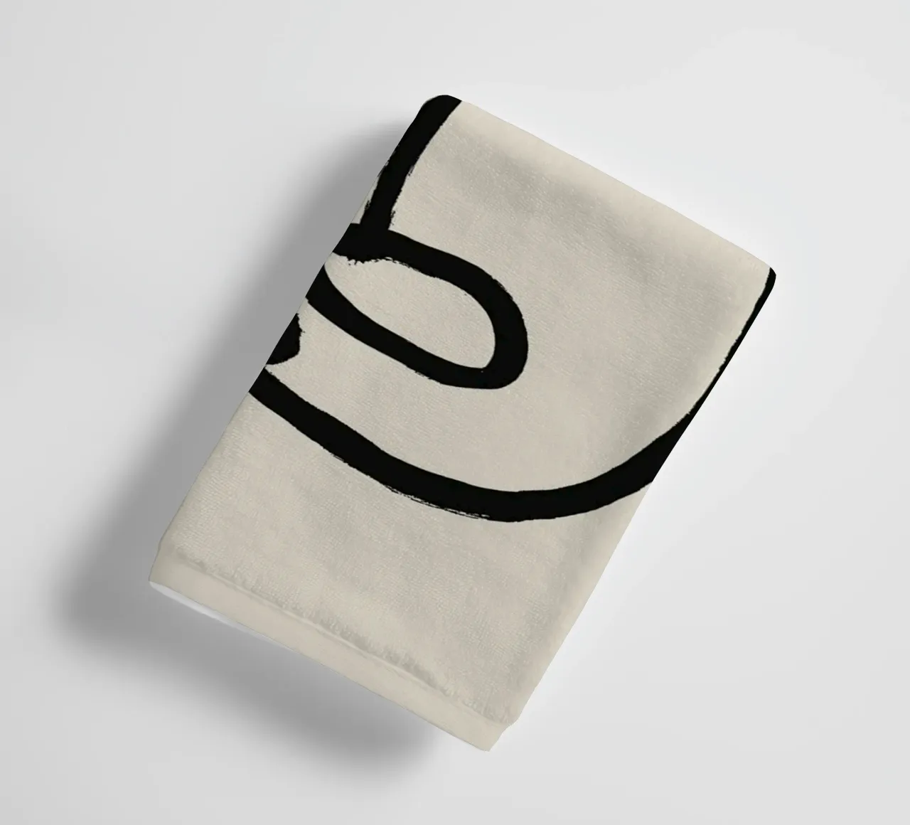 Echo Lines No 10 Handtuch von treechild