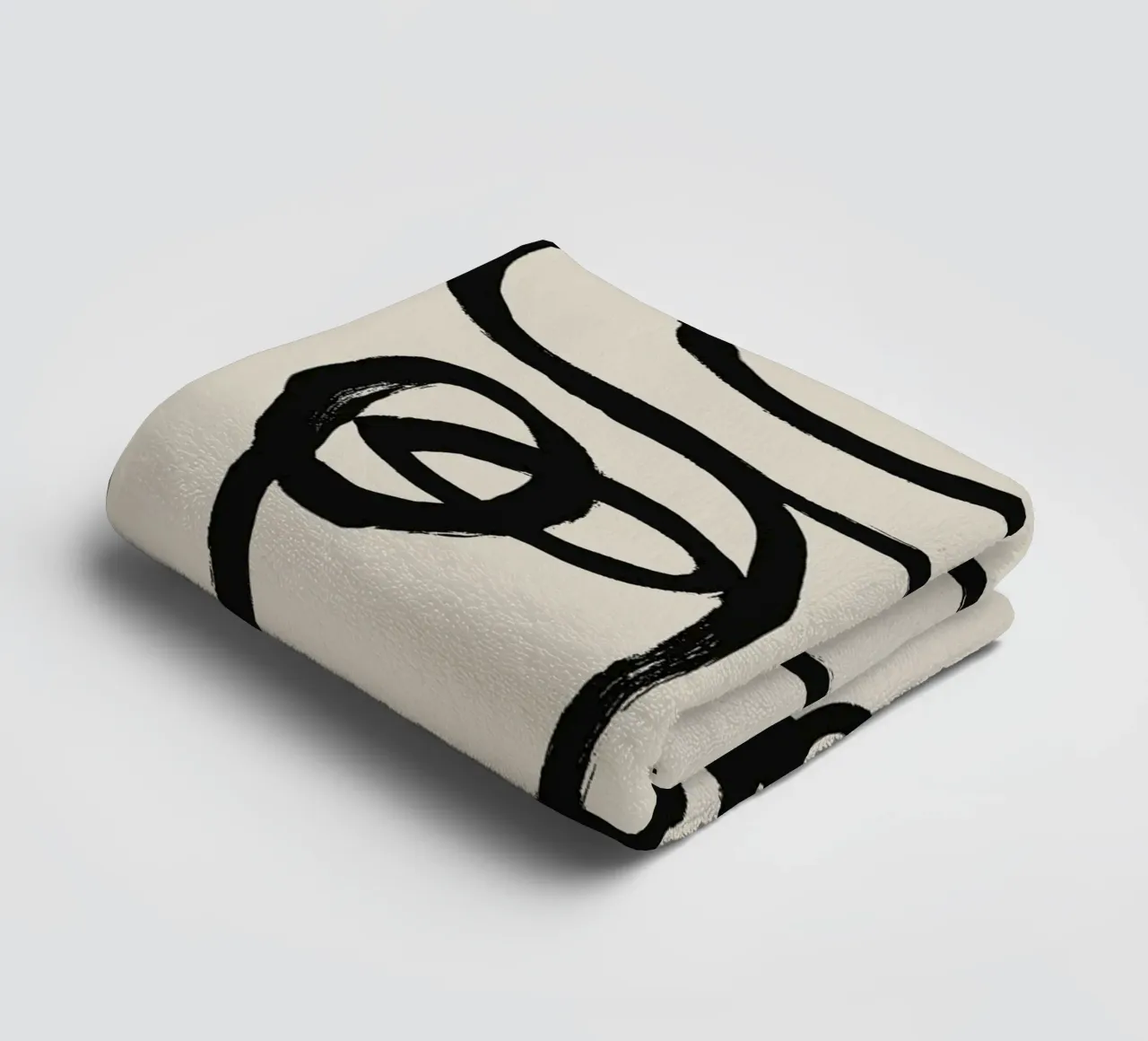 Echo Lines No 10 Handtuch von treechild