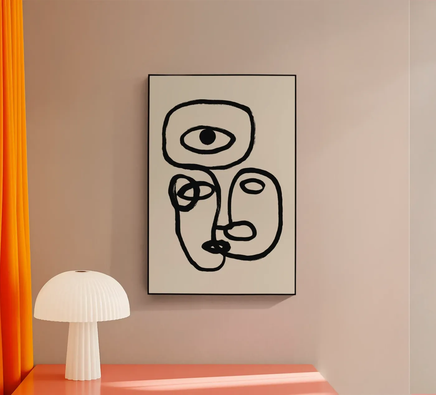 Echo Lines No 10 Acryl-Glas von treechild