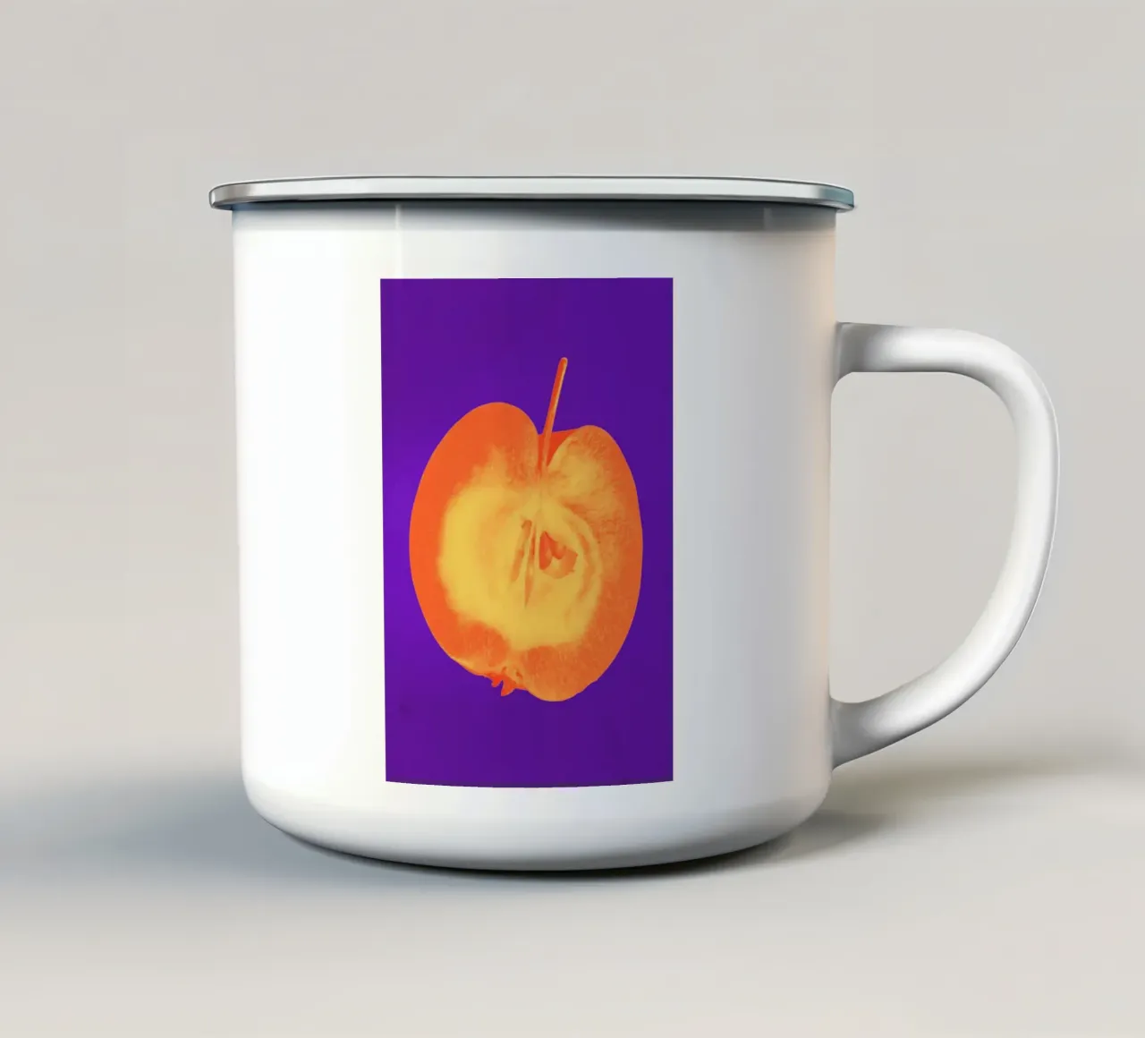 Mela tazza in smalto da Jana Leonenkov Art
