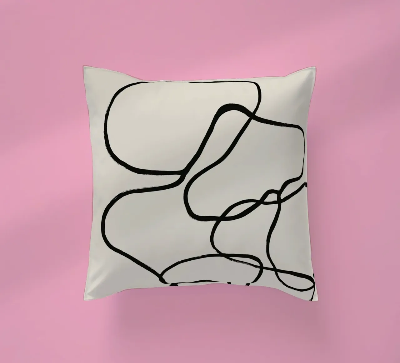 Echo Lines No 11 decorative cushion by treechild
