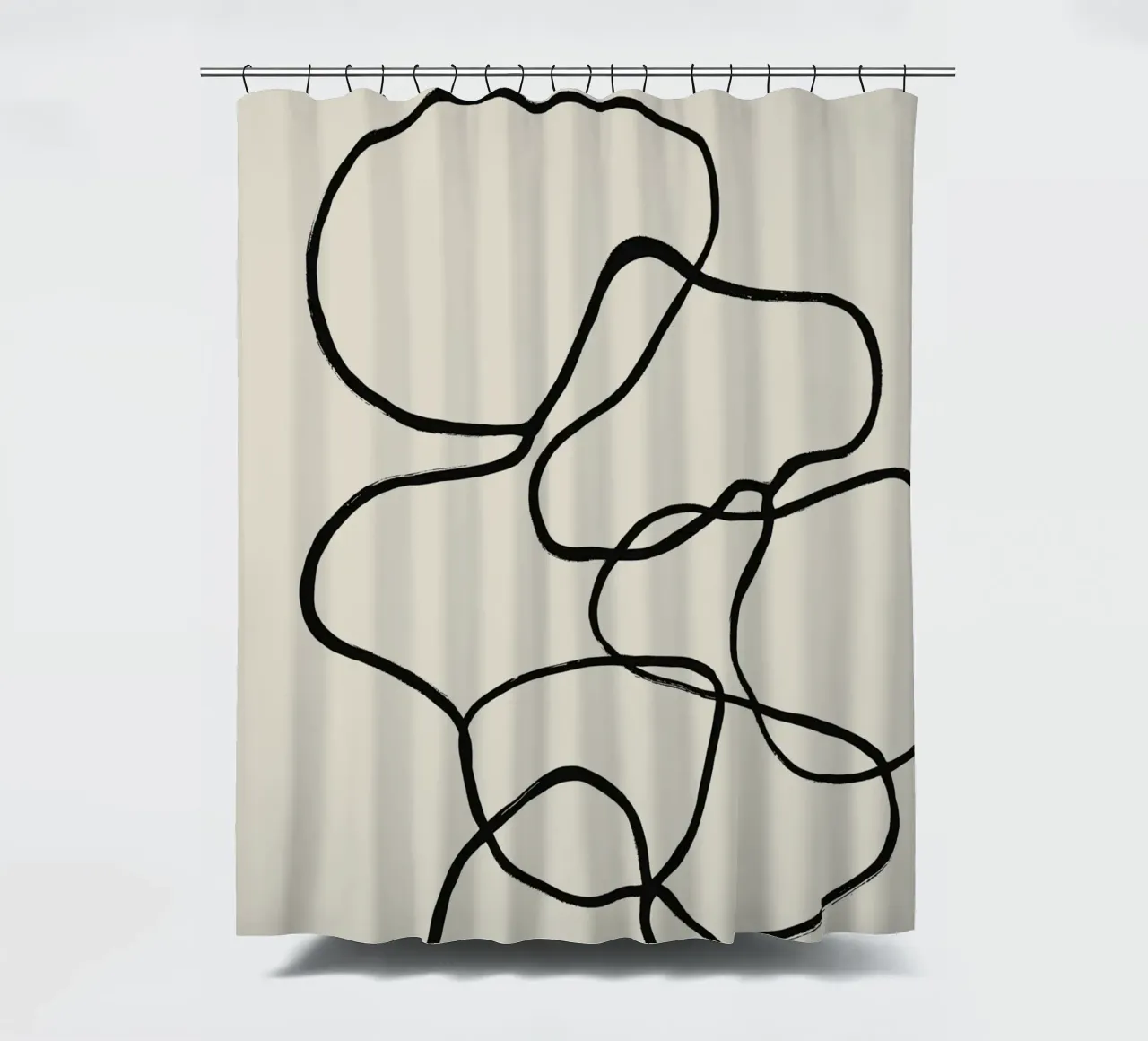Echo Lines No 11 Duschvorhang von treechild