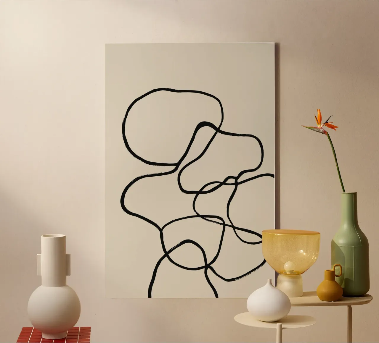 Echo Lines No 11 canvas van treechild