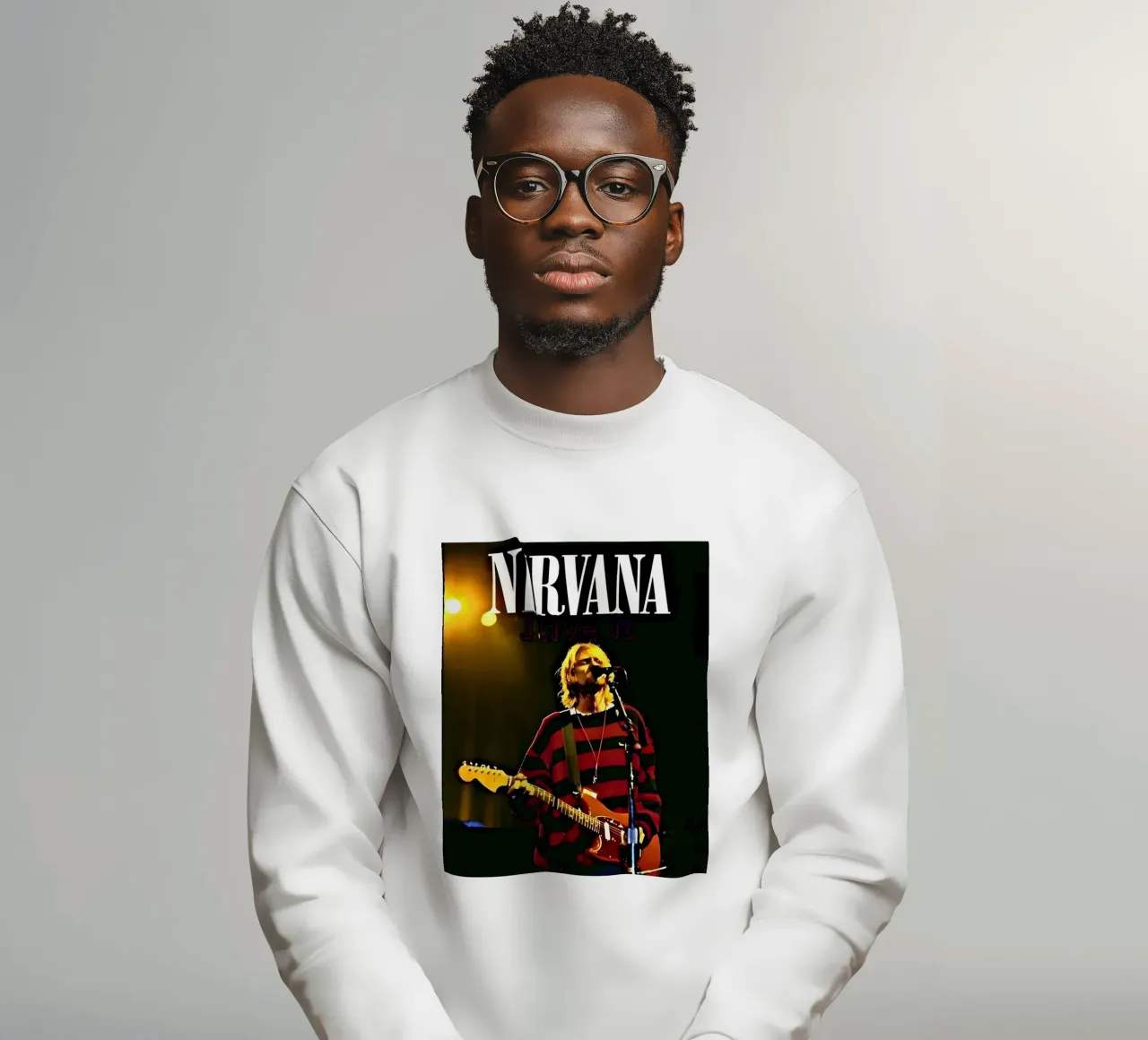 Nirvana sudadera de vintage singer
