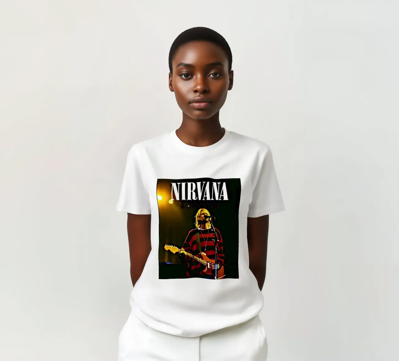 Nirvana t-shirt da vintage singer