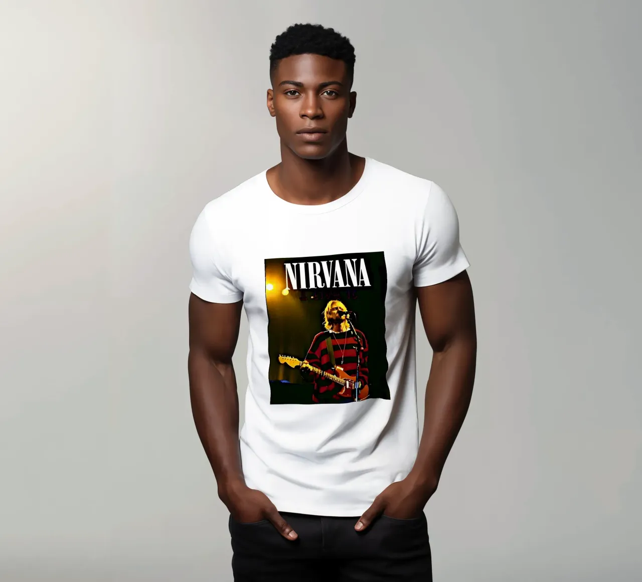 Nirvana t-shirt da vintage singer