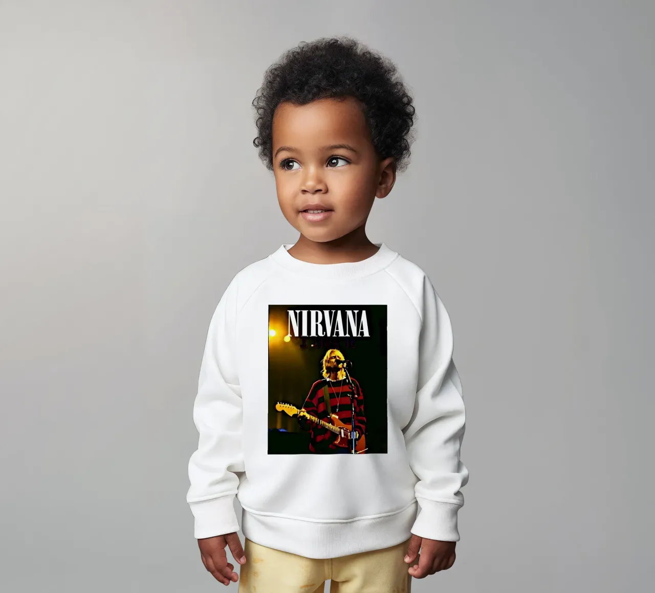 Nirvana felpa neonato da vintage singer
