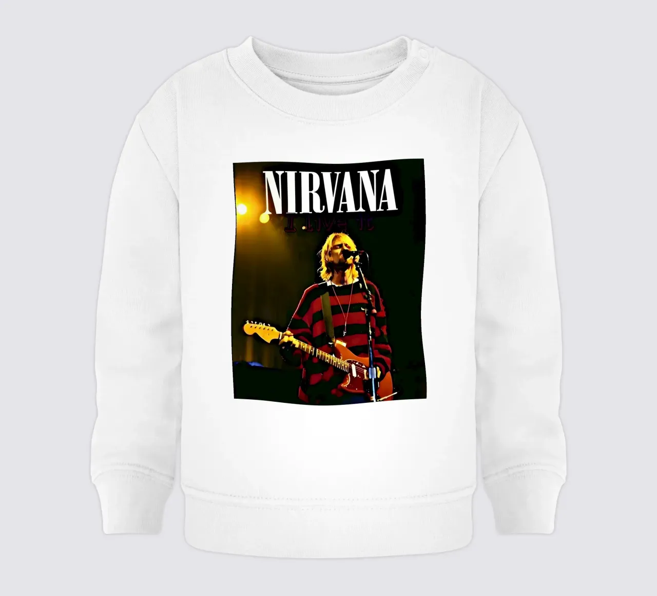 Nirvana felpa neonato da vintage singer
